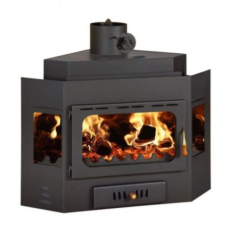 Soba pe lemne, Prity KOP D, metalica, 2,7 kg/h, 391 x 386 x 753