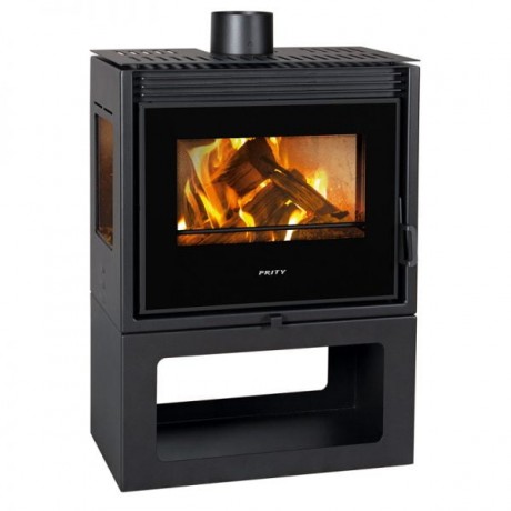 Soba pe lemne, Prity KOP D, metalica, 2,7 kg/h, 391 x 386 x 753