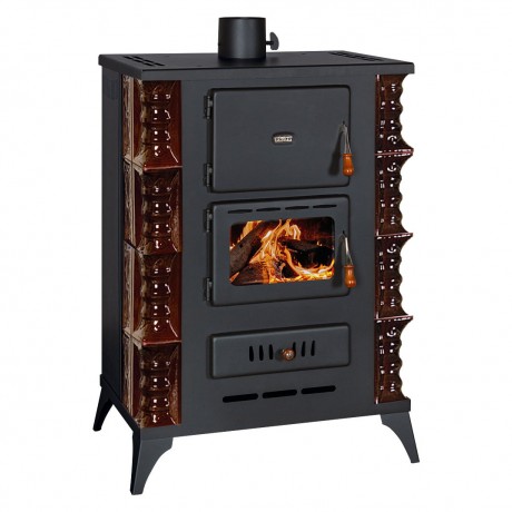 Soba pe lemne, Prity KOP D, metalica, 2,7 kg/h, 391 x 386 x 753