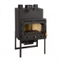 Soba pe lemne, Prity KOP D, metalica, 2,7 kg/h, 391 x 386 x 753