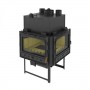 Soba pe lemne, Prity KOP D, metalica, 2,7 kg/h, 391 x 386 x 753