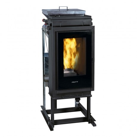 Soba pe lemne, Prity KOP D, metalica, 2,7 kg/h, 391 x 386 x 753